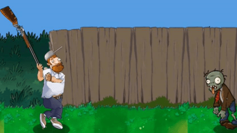 僵尸老年戴夫打僵尸